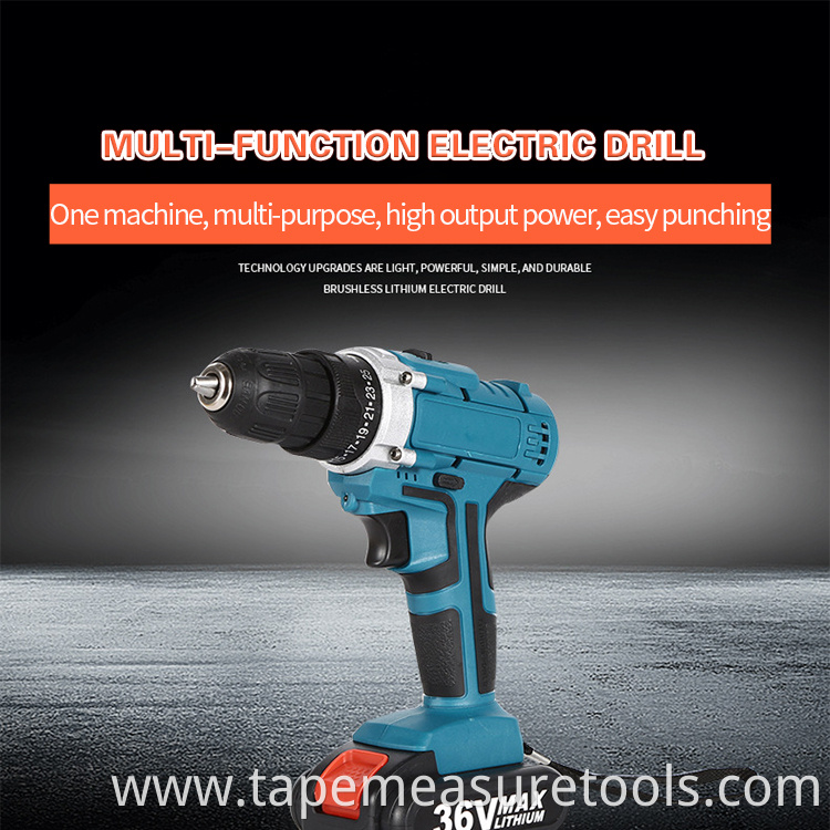 Manufacturers supply multi-function set combination electric drill mini drilling machines electric Lithium drill